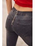 Pantaloni din denim negru 8673 - Magazin online - Boutique